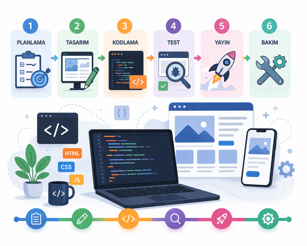 Web sitesi kodlama planı